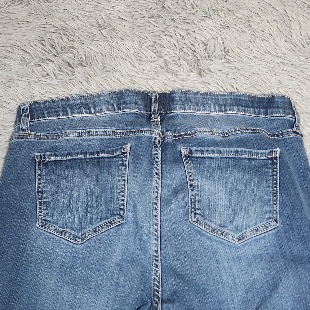 Torrid Premium Sky High Skinny Jeans‎ Womens 14R Distressed Stretch High Rise - Picture 13 of 15